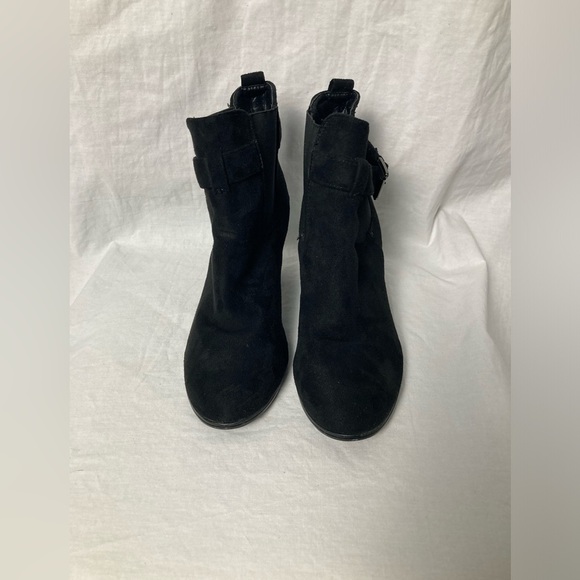 Twisted black booties‎ woman’s size 9 - Picture 1 of 11